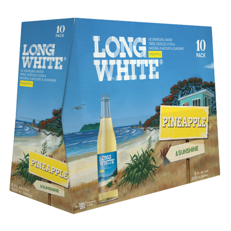 Long White Pineapple 10pk Btls