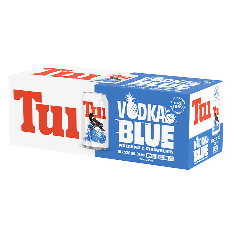 Tui Vodka Blue 6% 330ml 10pks