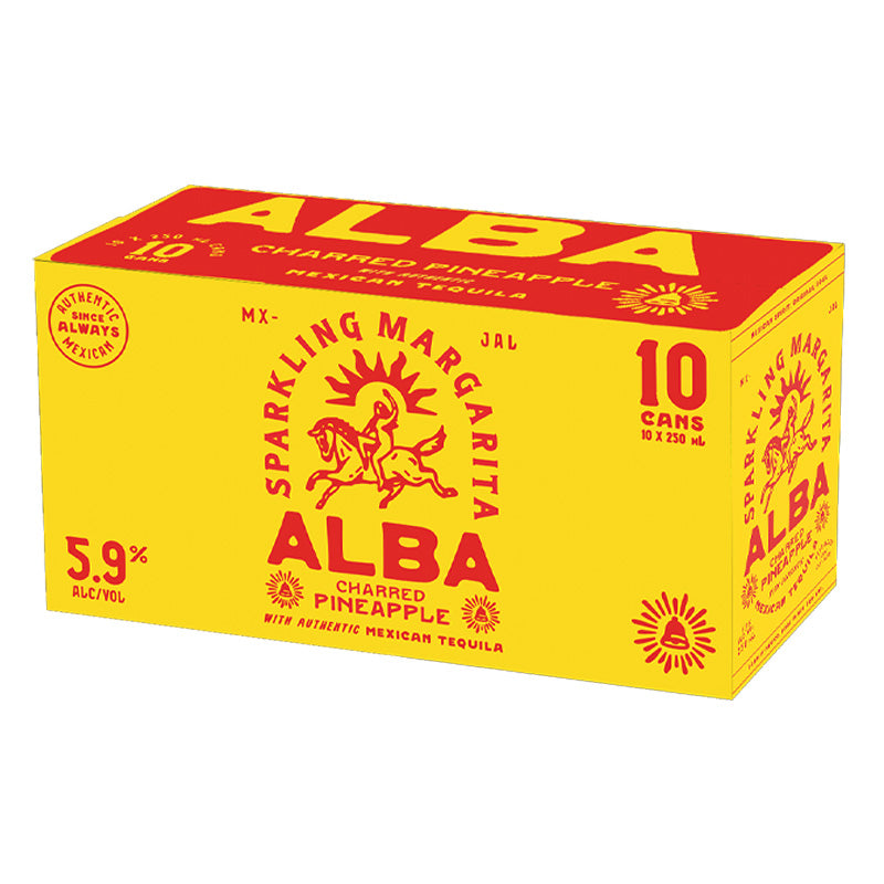 Alba Charred Pineapple 5.9% 10 Pack Cans