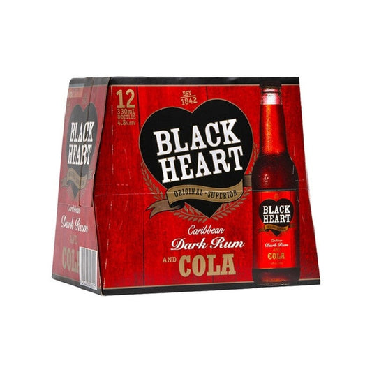 Black Heart 5% 12pk Btls